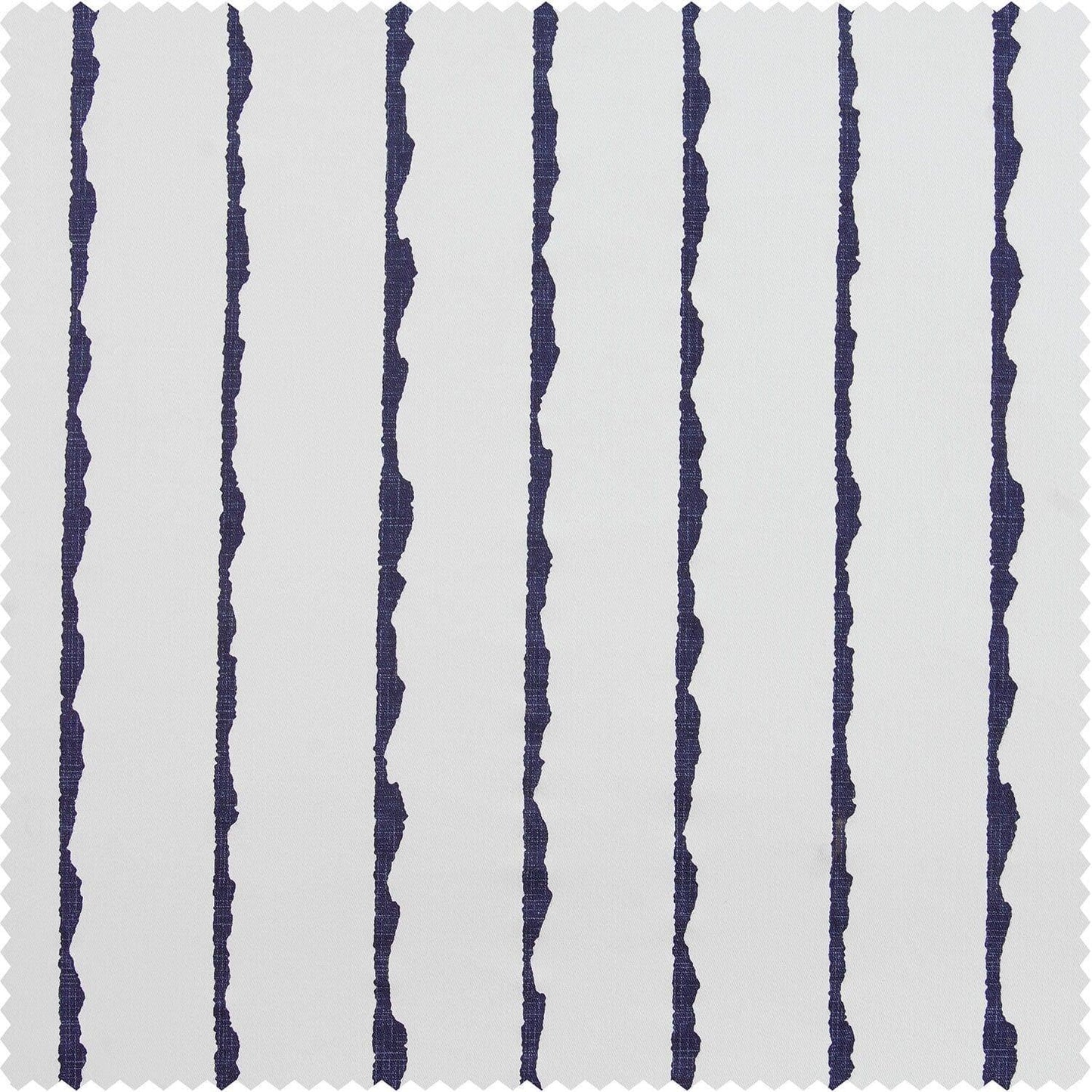 Sharkskin Blue Striped Printed Cotton Swatch - HalfPriceDrapes.com