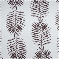 Sago Nut Brown Printed Cotton Swatch - HalfPriceDrapes.com