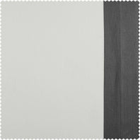 Fresh Popcorn & Millstone Grey Vertical Printed Cotton Swatch - HalfPriceDrapes.com