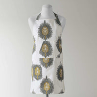 Mayan Gold Printed Cotton Apron - HalfPriceDrapes.com