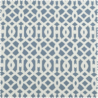 Nairobi Denim Printed Cotton Swatch - HalfPriceDrapes.com