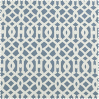 Nairobi Denim Printed Cotton Swatch - HalfPriceDrapes.com