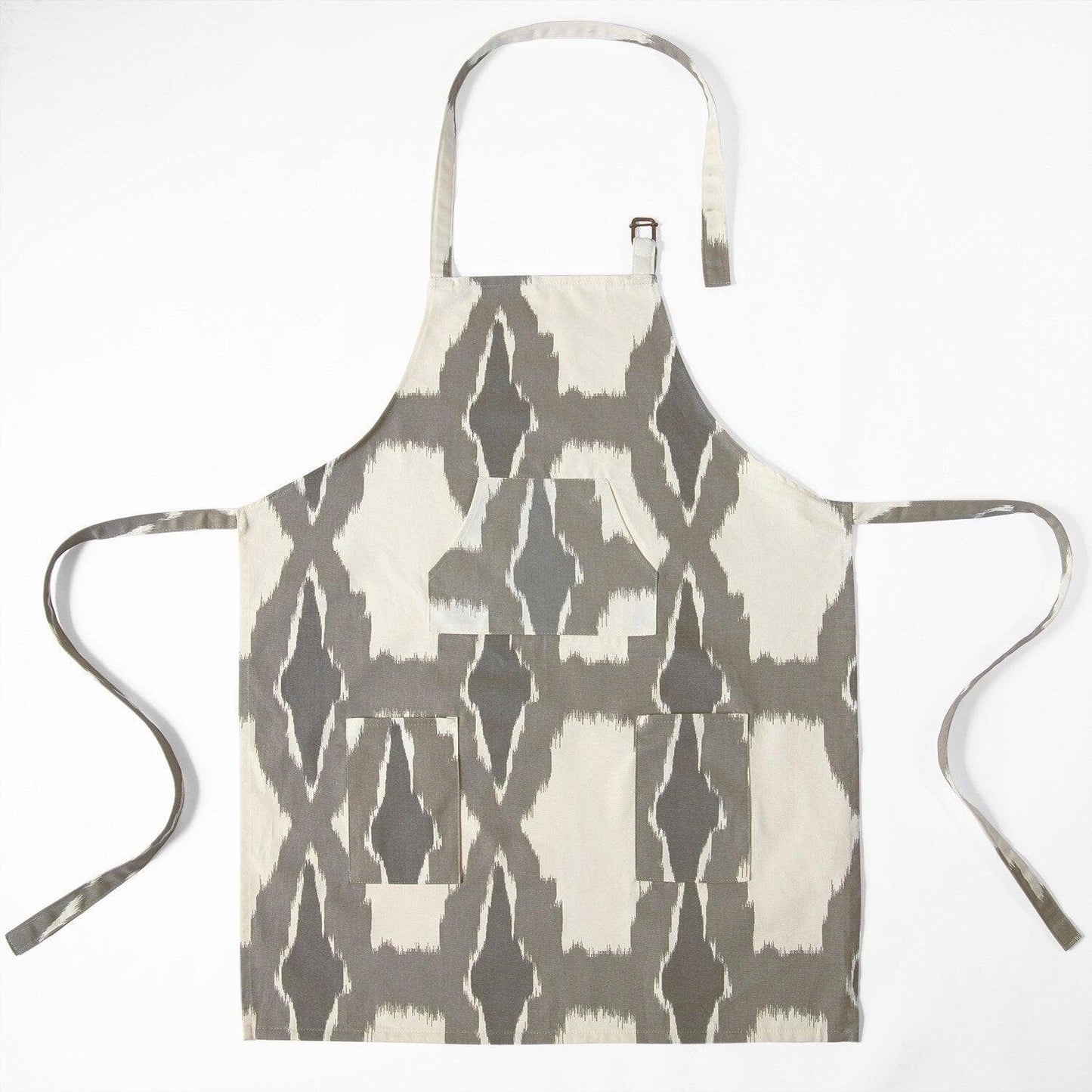 Sorong Beige Printed Cotton Apron - HalfPriceDrapes.com
