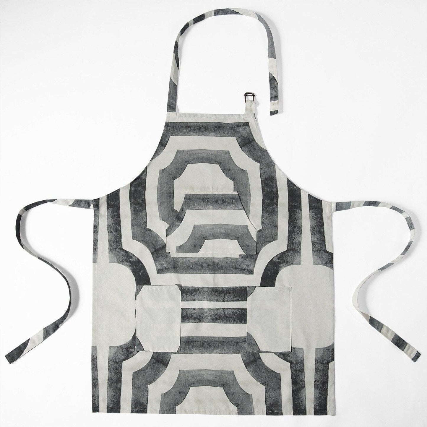 Mecca Steel Printed Cotton Apron - HalfPriceDrapes.com