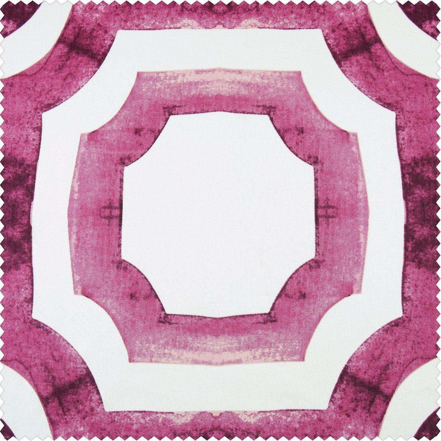 Mecca Pink Printed Cotton Swatch - HalfPriceDrapes.com