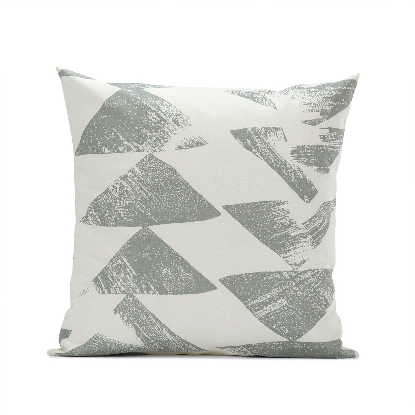Triad Smoke Printed Cotton Cushion Covers - Pair (2 pcs.)
