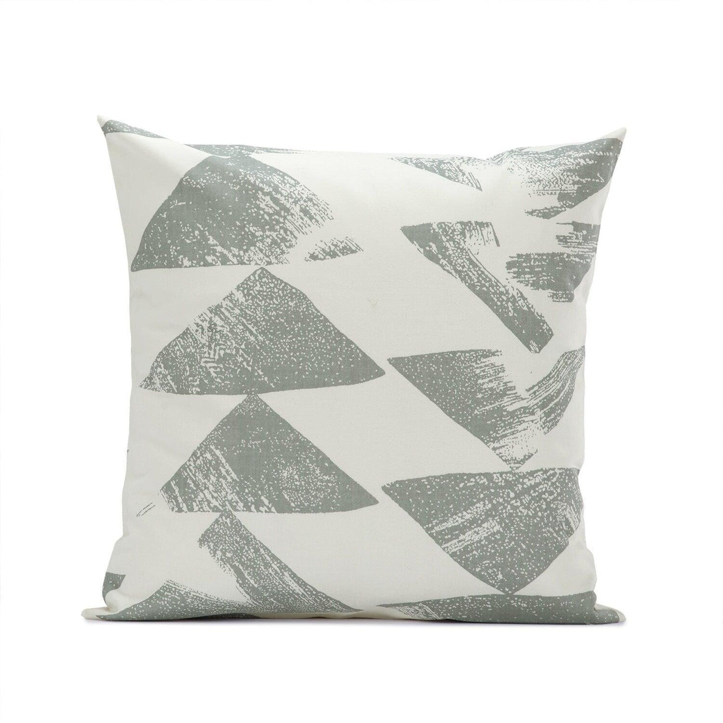Triad Smoke Printed Cotton Cushion Covers - Pair (2 pcs.)