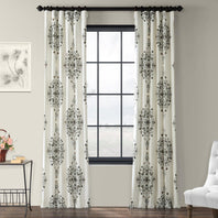 Kerala Cocoa Printed Cotton Curtain
