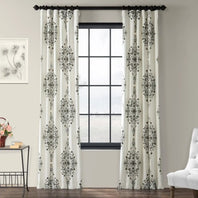 Kerala Cocoa Printed Cotton Curtain