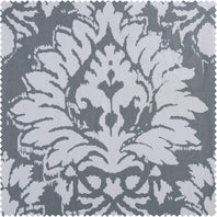 Lacuna Grey Printed Cotton Swatch - HalfPriceDrapes.com