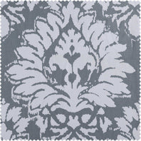 Lacuna Grey Printed Cotton Swatch - HalfPriceDrapes.com