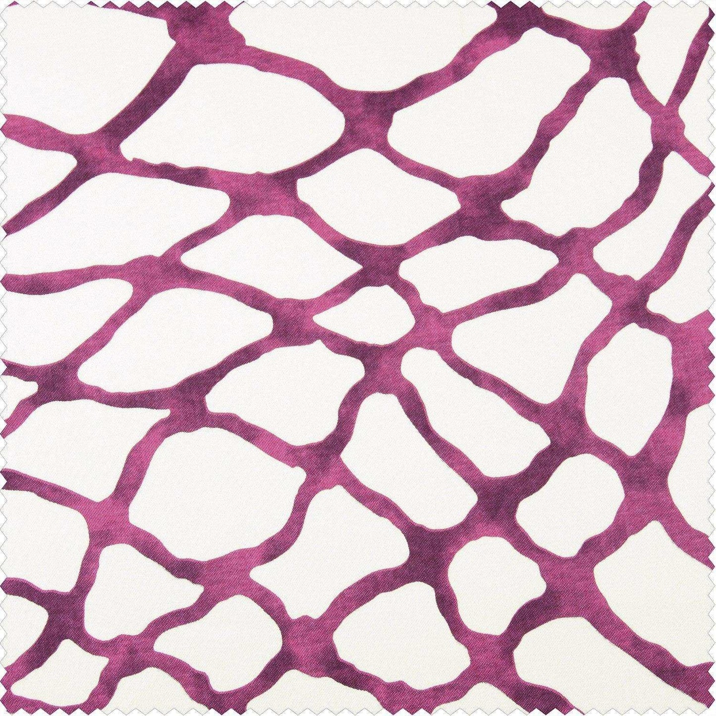 Ellis Pink Printed Cotton Swatch - HalfPriceDrapes.com