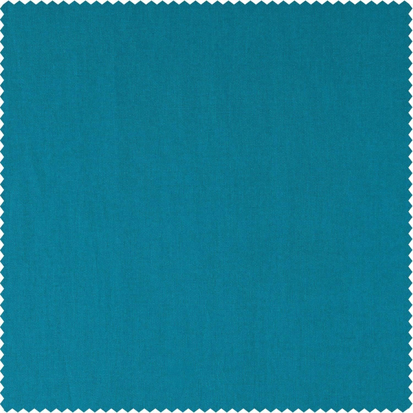 Capri Teal Solid Cotton Twill Swatch - HalfPriceDrapes.com