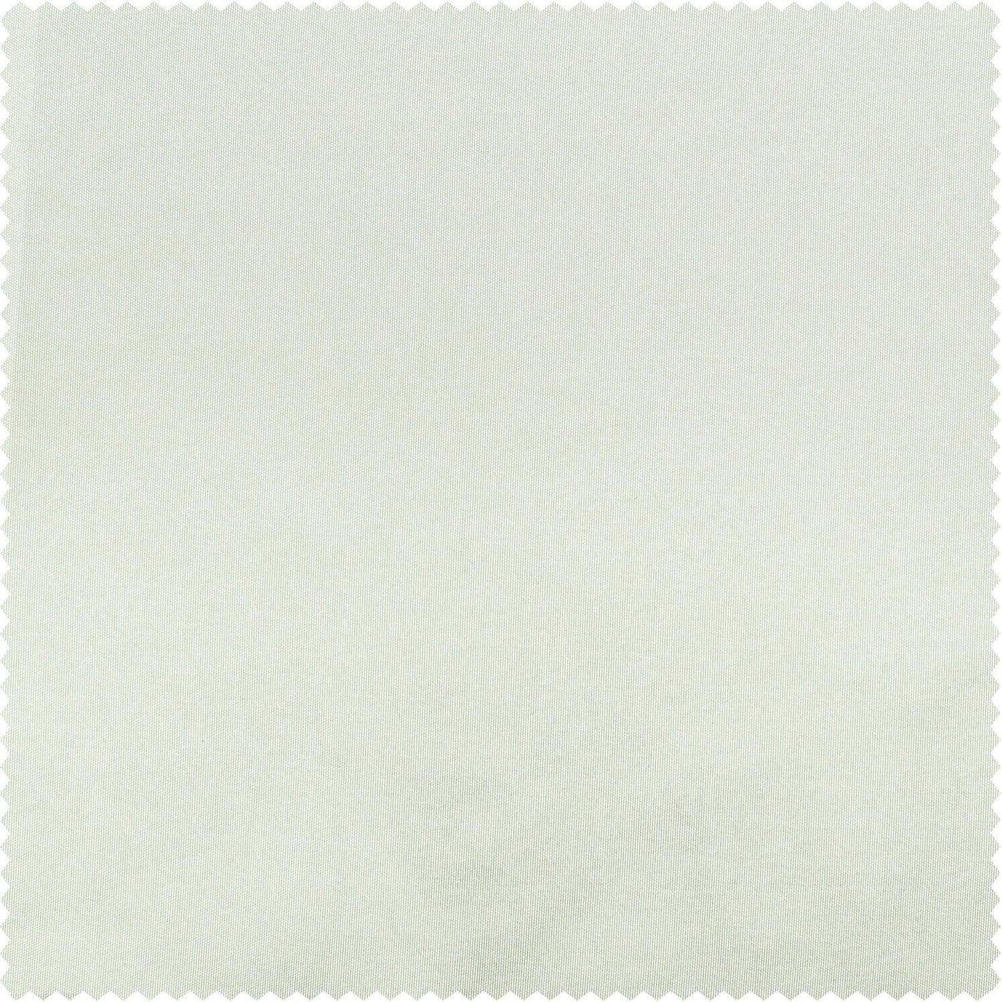 Cream Solid Faux Silk Taffeta Swatch