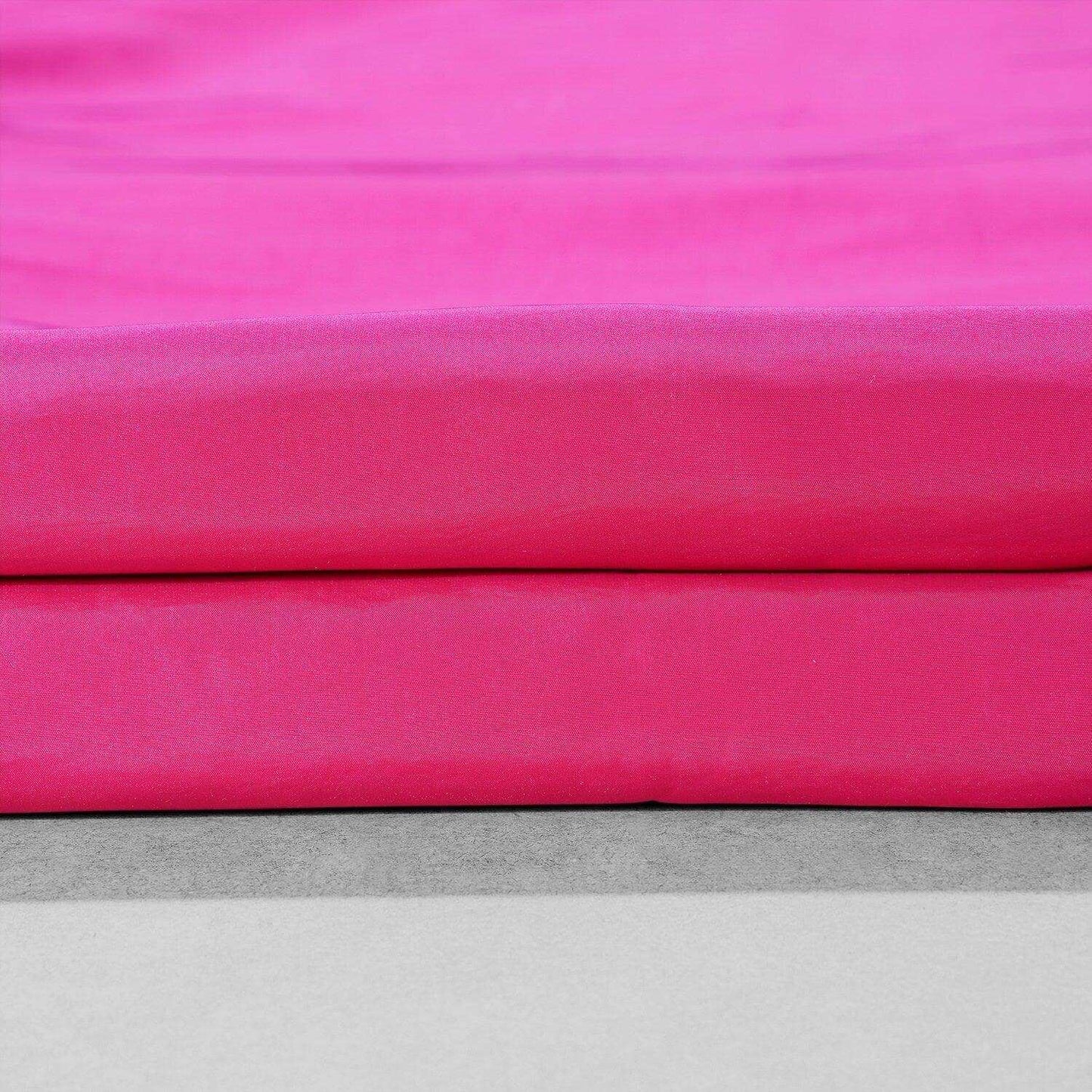Fuchsia Rose Solid Faux Silk Taffeta Swatch