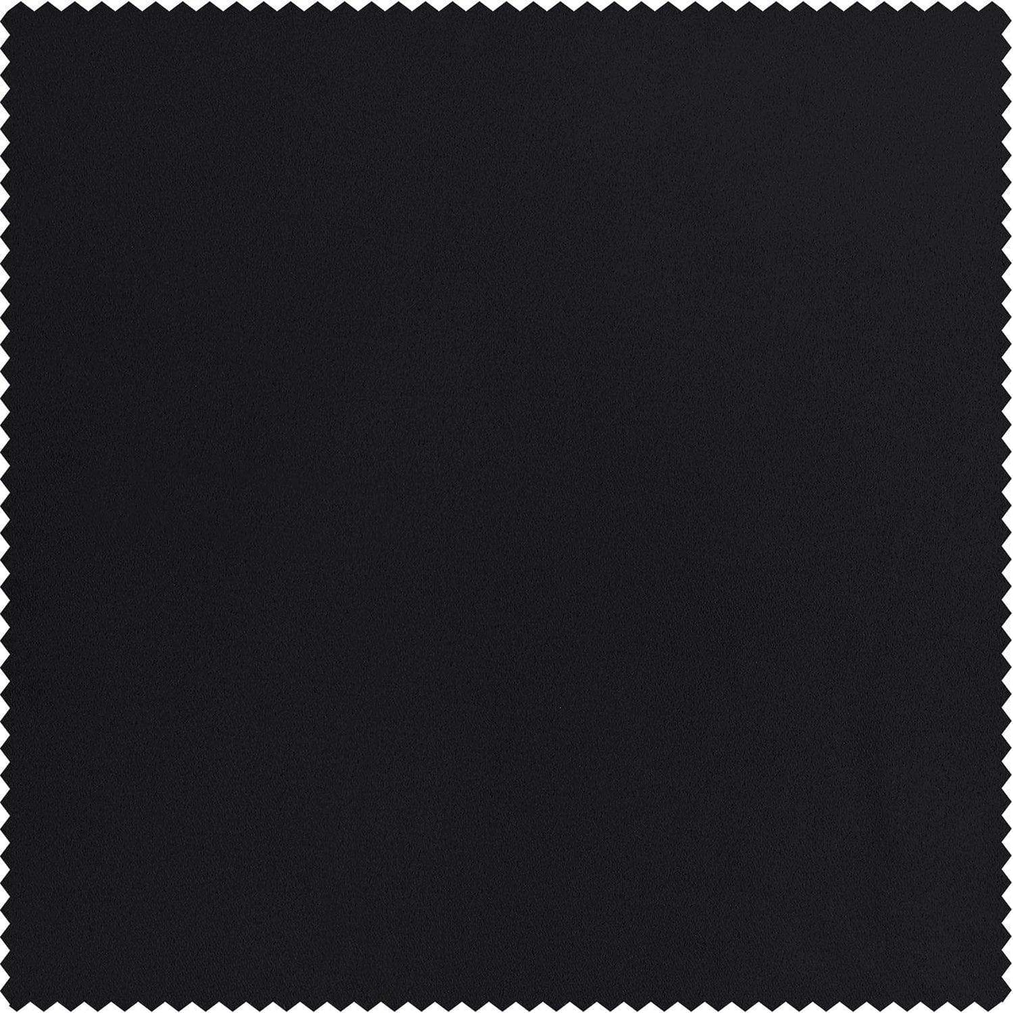 Raven Black Performance Woven Swatch - HalfPriceDrapes.com