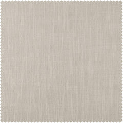 Country Cream Pebble Weave Faux Linen Curtain
