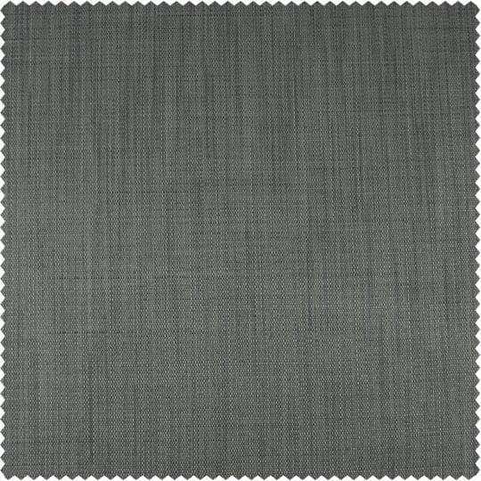 Pebble Grey Textured Italian Faux Linen Custom Curtain - HalfPriceDrapes.com