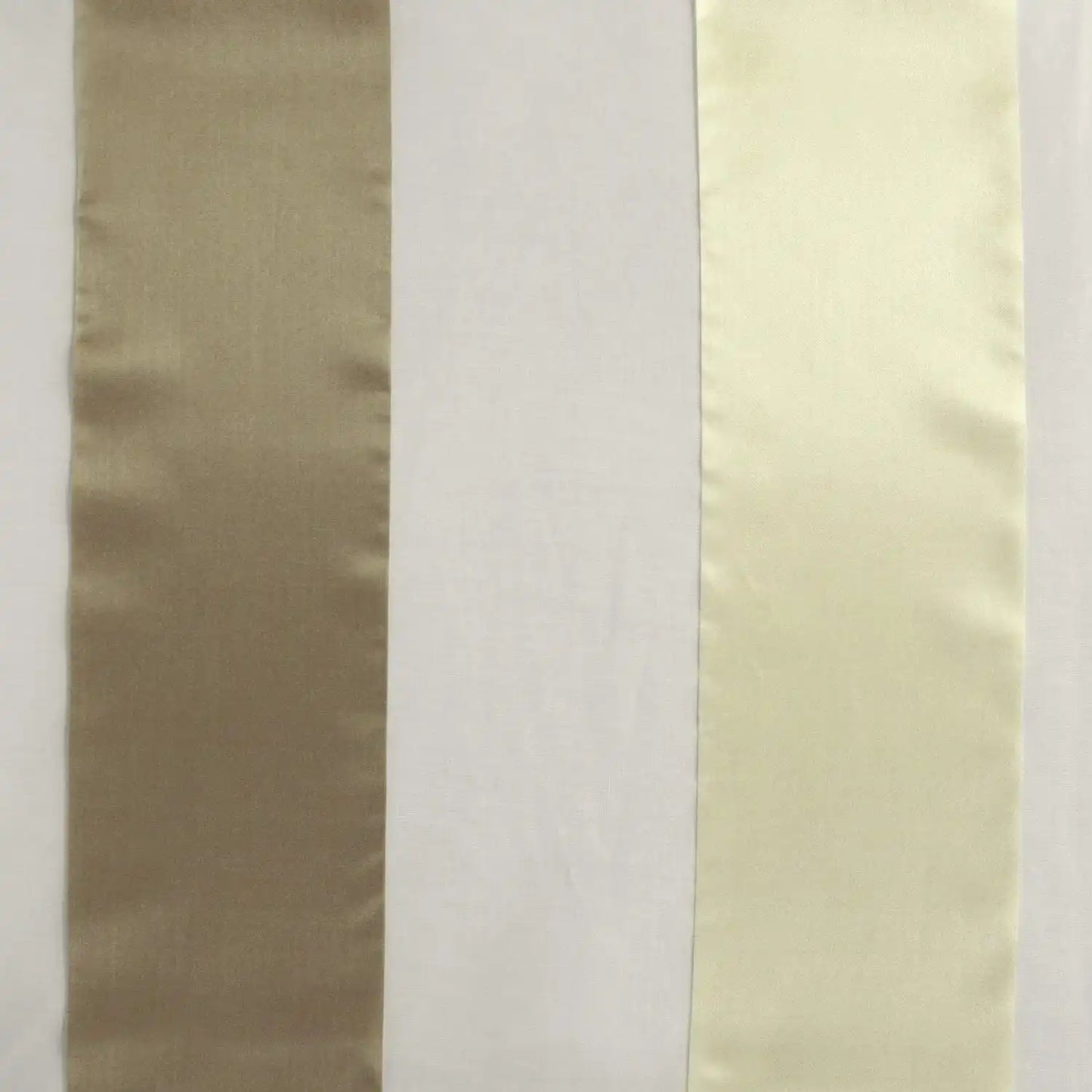 Burnished Gold Organza Vertical Stripe Sheer Swatch - HalfPriceDrapes.com