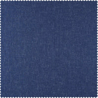 Blue Lapis Textured Faux Linen Swatch - HalfPriceDrapes.com