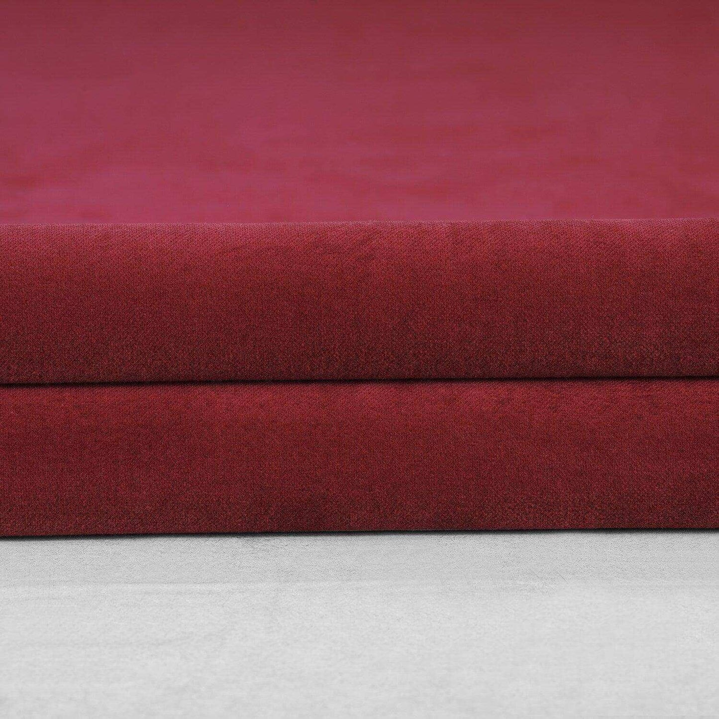 Red Vintage Cotton Velvet Swatch