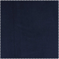 Astrology Blue Vintage Cotton Velvet Swatch - HalfPriceDrapes.com