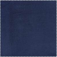 Jewelry Box Blue Vintage Cotton Velvet Swatch - HalfPriceDrapes.com