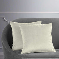 Porcelain White Signature Velvet Cushion Covers - Pair - HalfPriceDrapes.com