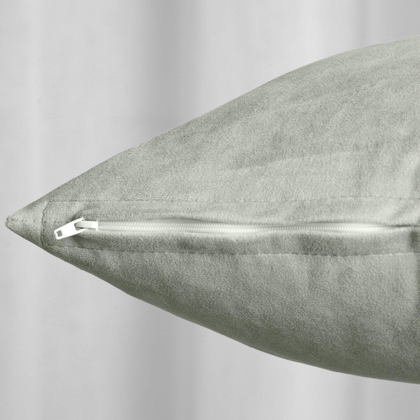 Silver Grey Signature Velvet Cushion Covers - Pair - HalfPriceDrapes.com