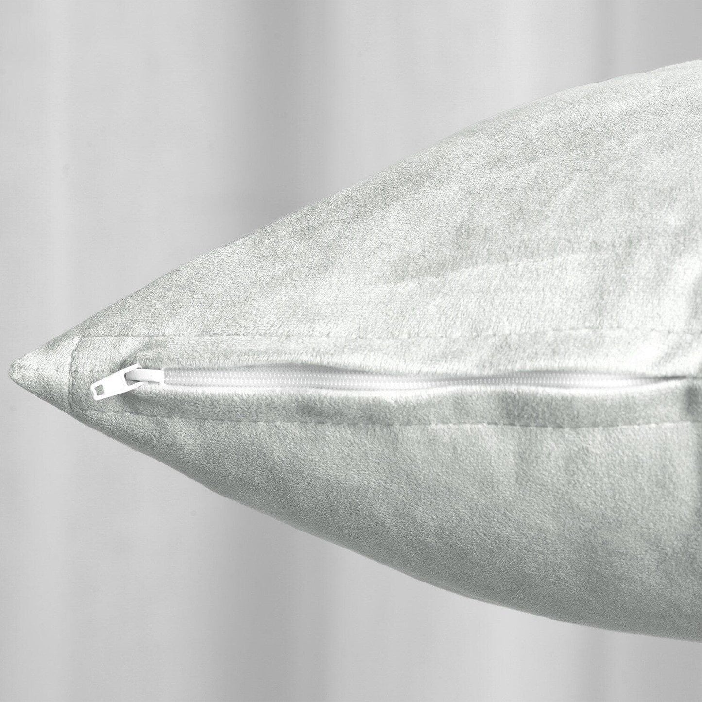 Reflection Grey Signature Velvet Cushion Covers - Pair - HalfPriceDrapes.com
