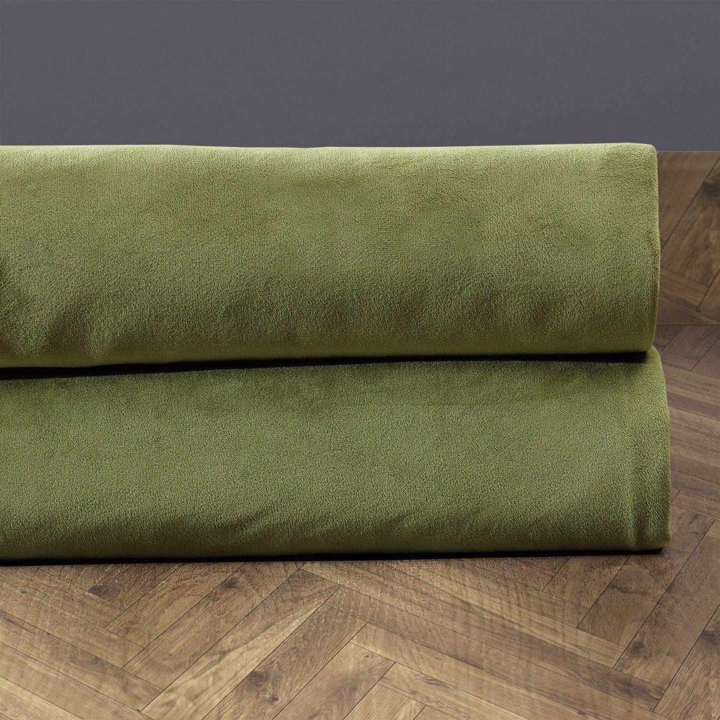 Perenial Green Signature Velvet Swatch - HalfPriceDrapes.com