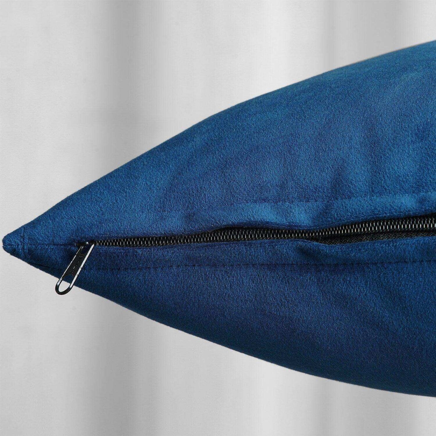 Union Blue Signature Velvet Cushion Covers - Pair - HalfPriceDrapes.com