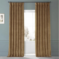 Sweet And Spicy Rum Signature Plush Velvet Hotel Blackout Curtain - HalfPriceDrapes.com