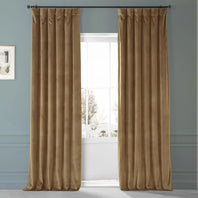 Sweet And Spicy Rum Signature Plush Velvet Hotel Blackout Curtain - HalfPriceDrapes.com