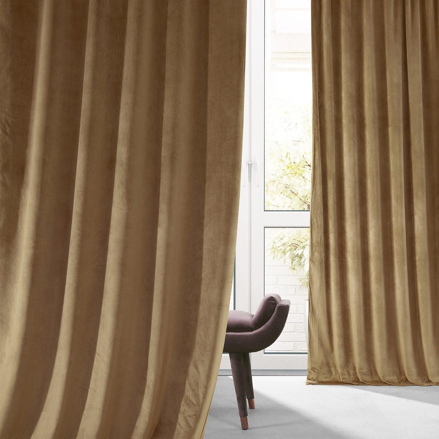 Sweet And Spicy Rum Signature Plush Velvet Hotel Blackout Curtain - HalfPriceDrapes.com