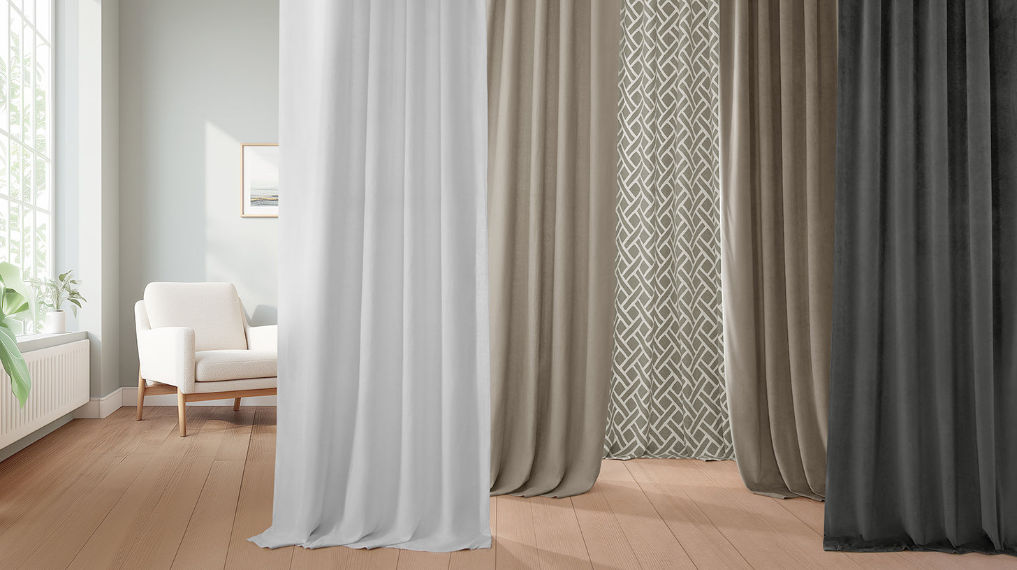 Neutral Elegance Custom Curtains