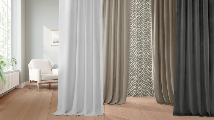 Neutral Elegance Custom Curtains