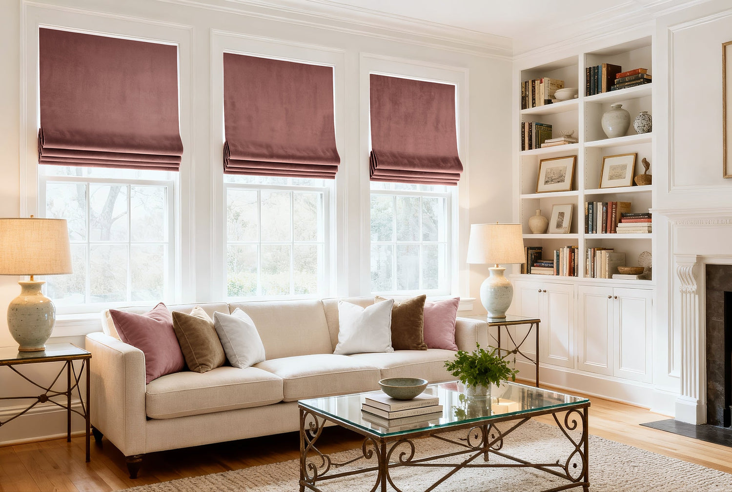Color Forward Roman Shade Collection