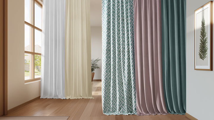 Soft Pastel Custom Curtains