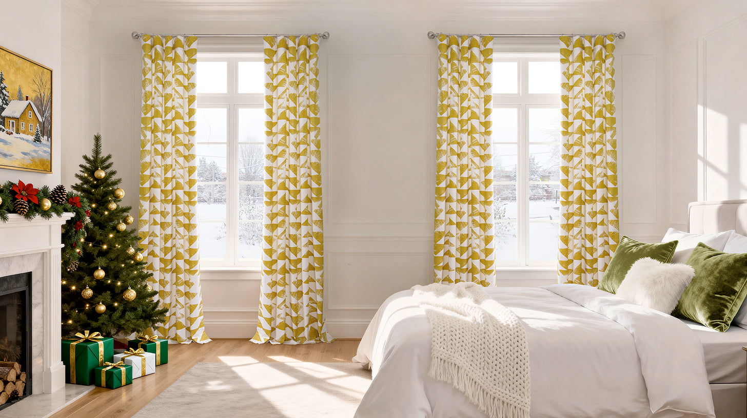 Geometric Curtains & Drapes