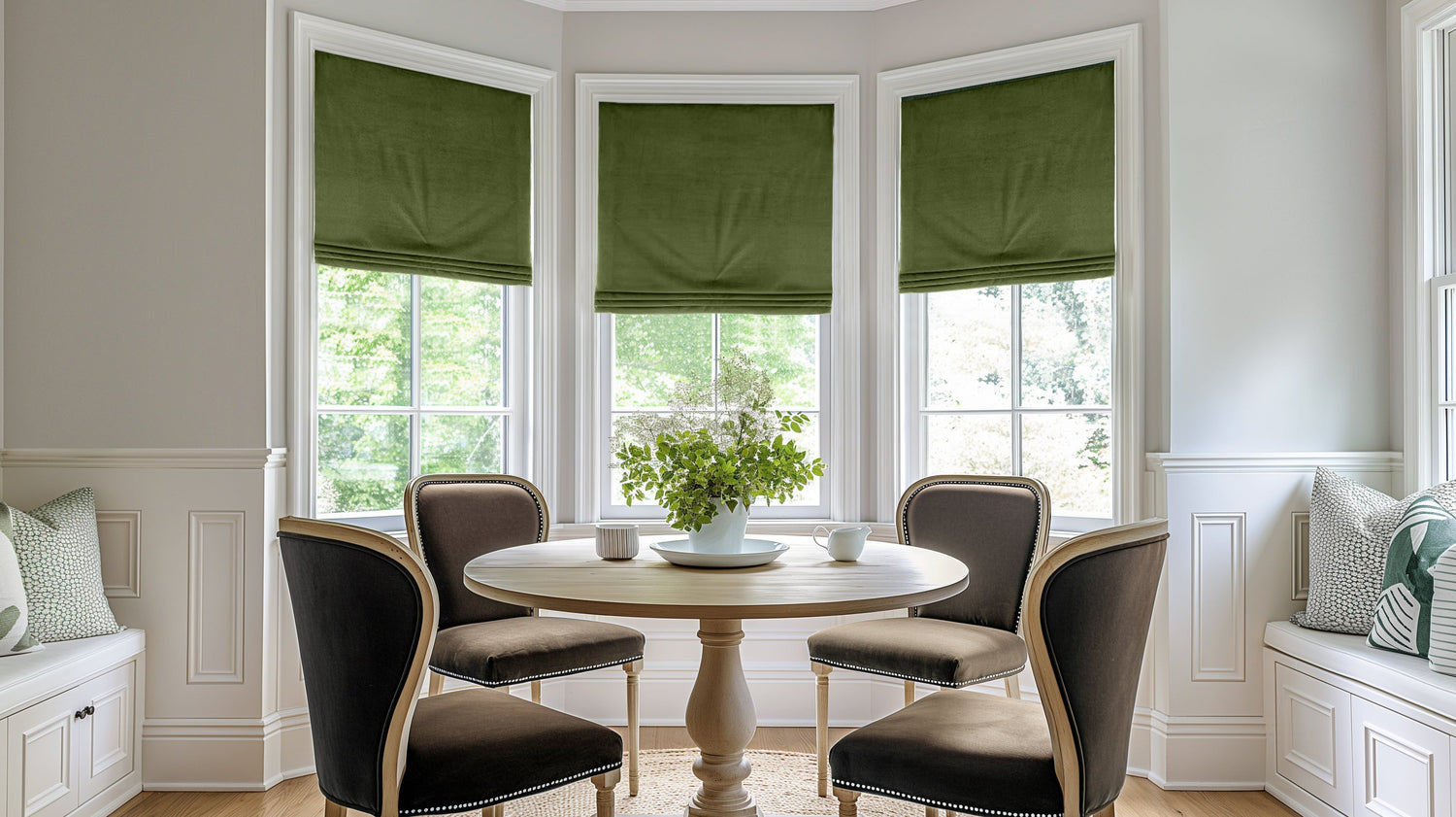 Signature Velvet Roman Shades - HalfPriceDrapes.com