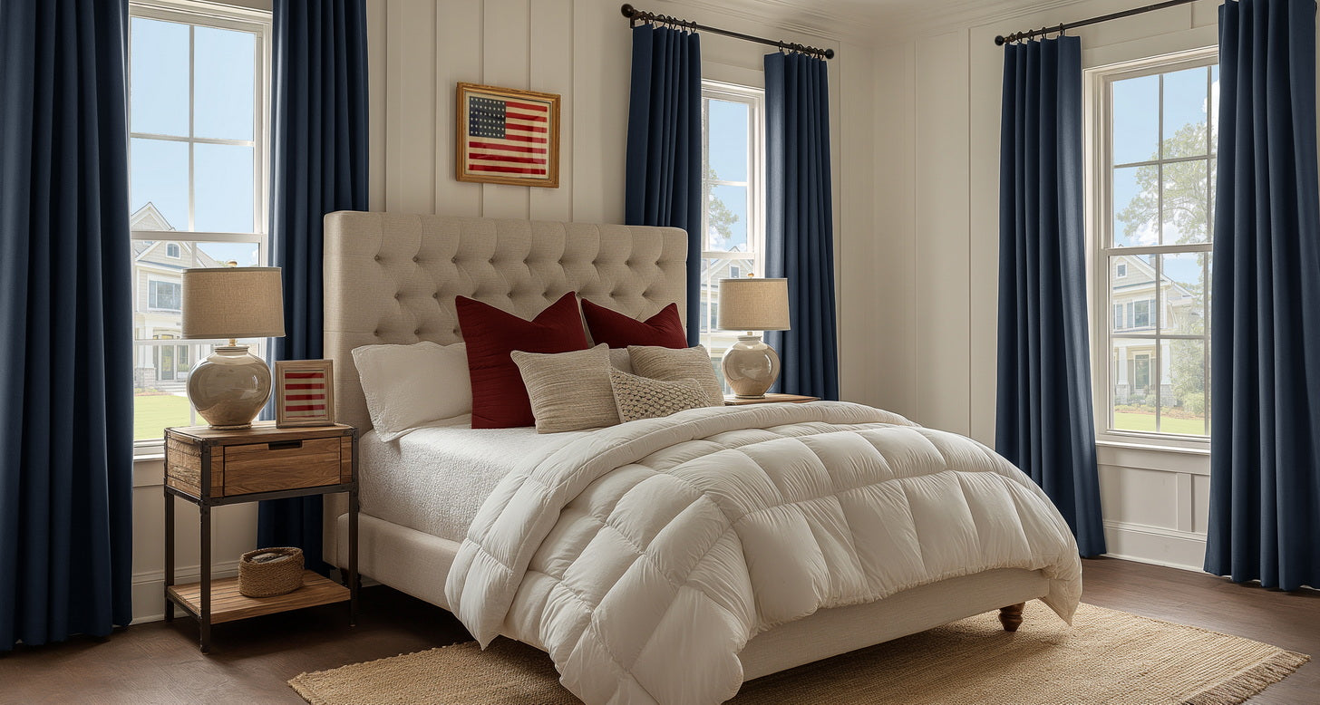 Custom Solid Cotton Curtains - HalfPriceDrapes.com