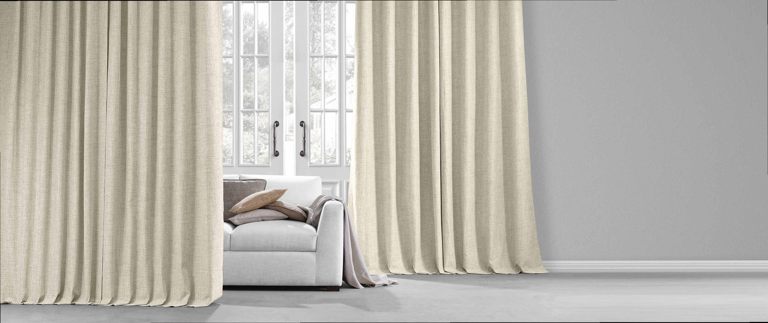 Linen Blackout Curtains & Drapes - HalfPriceDrapes.com