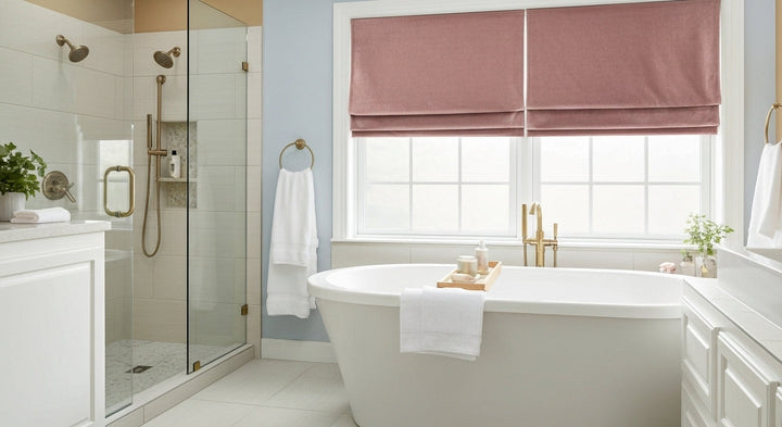 Soft Pastel Roman Shades