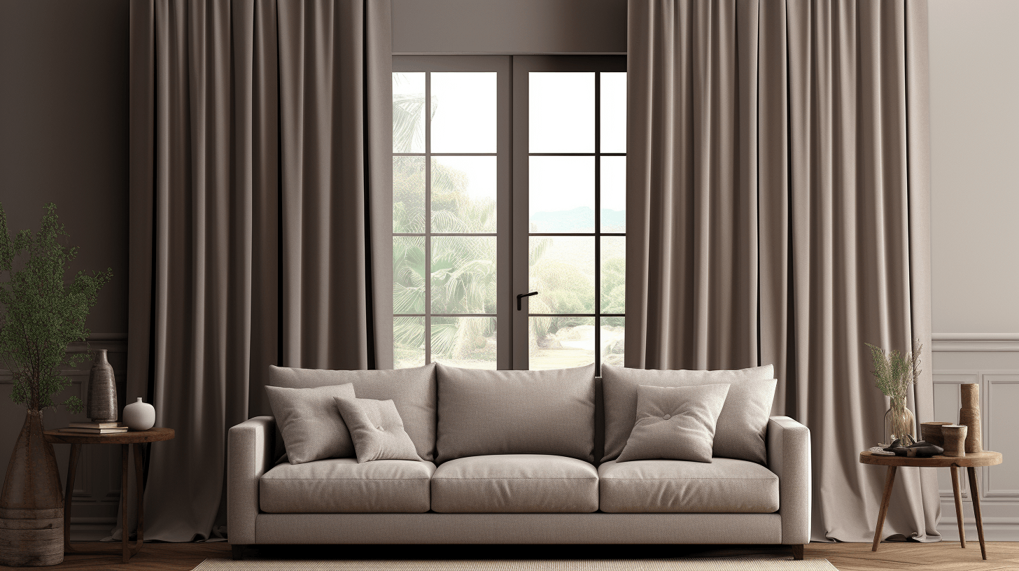 Mink Textured Faux Linen Collection