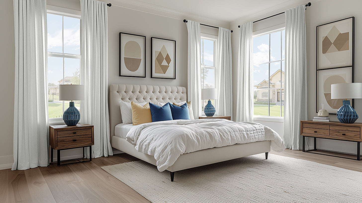 Linen Semi-Sheer Curtains & Drapes