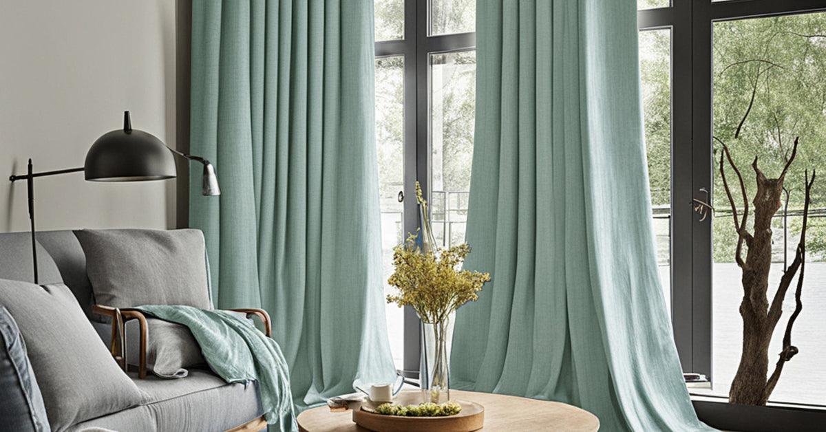 Sea Thistle Textured Faux Linen Collection