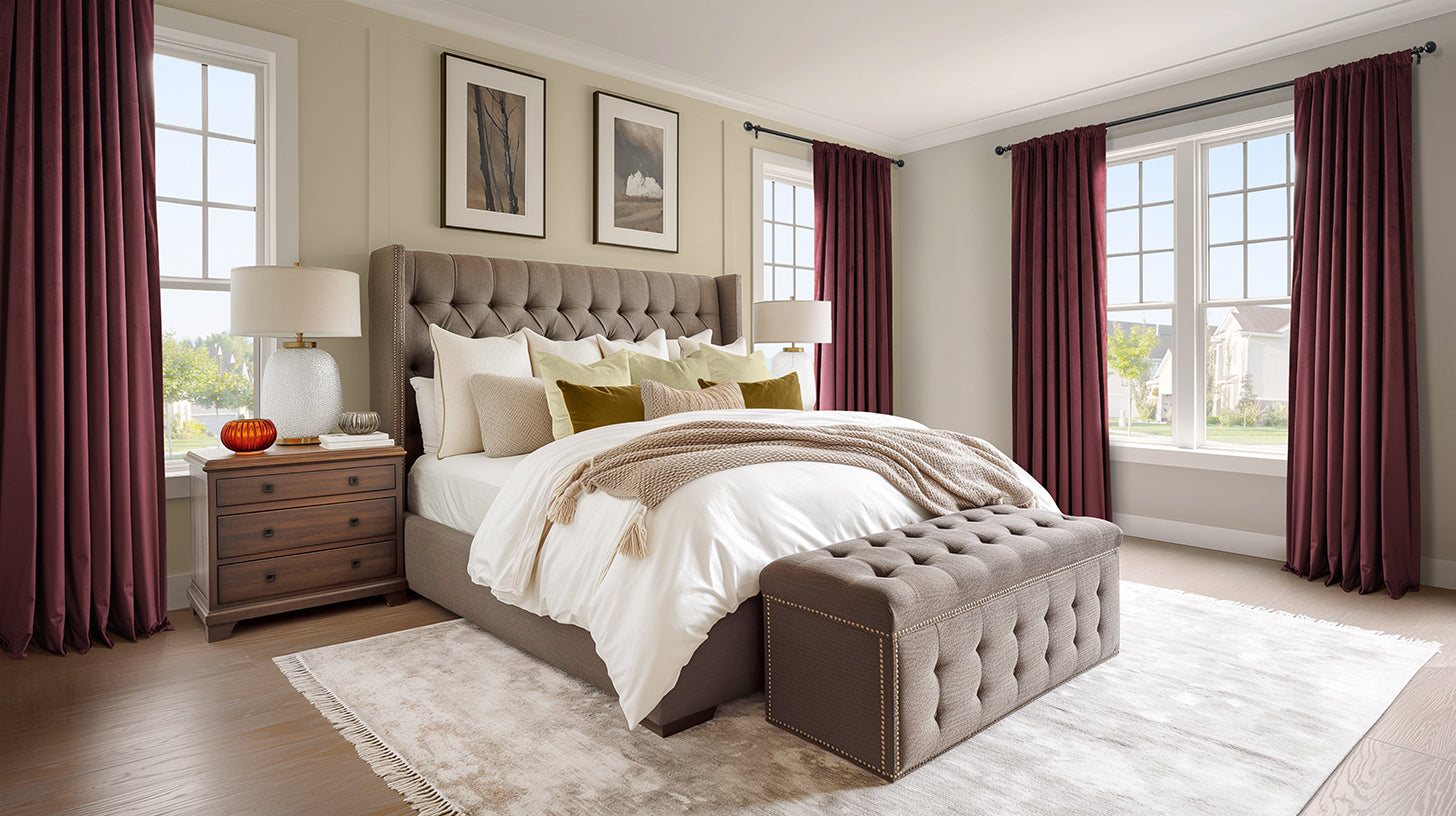 Velvet Blackout Curtains & Drapes