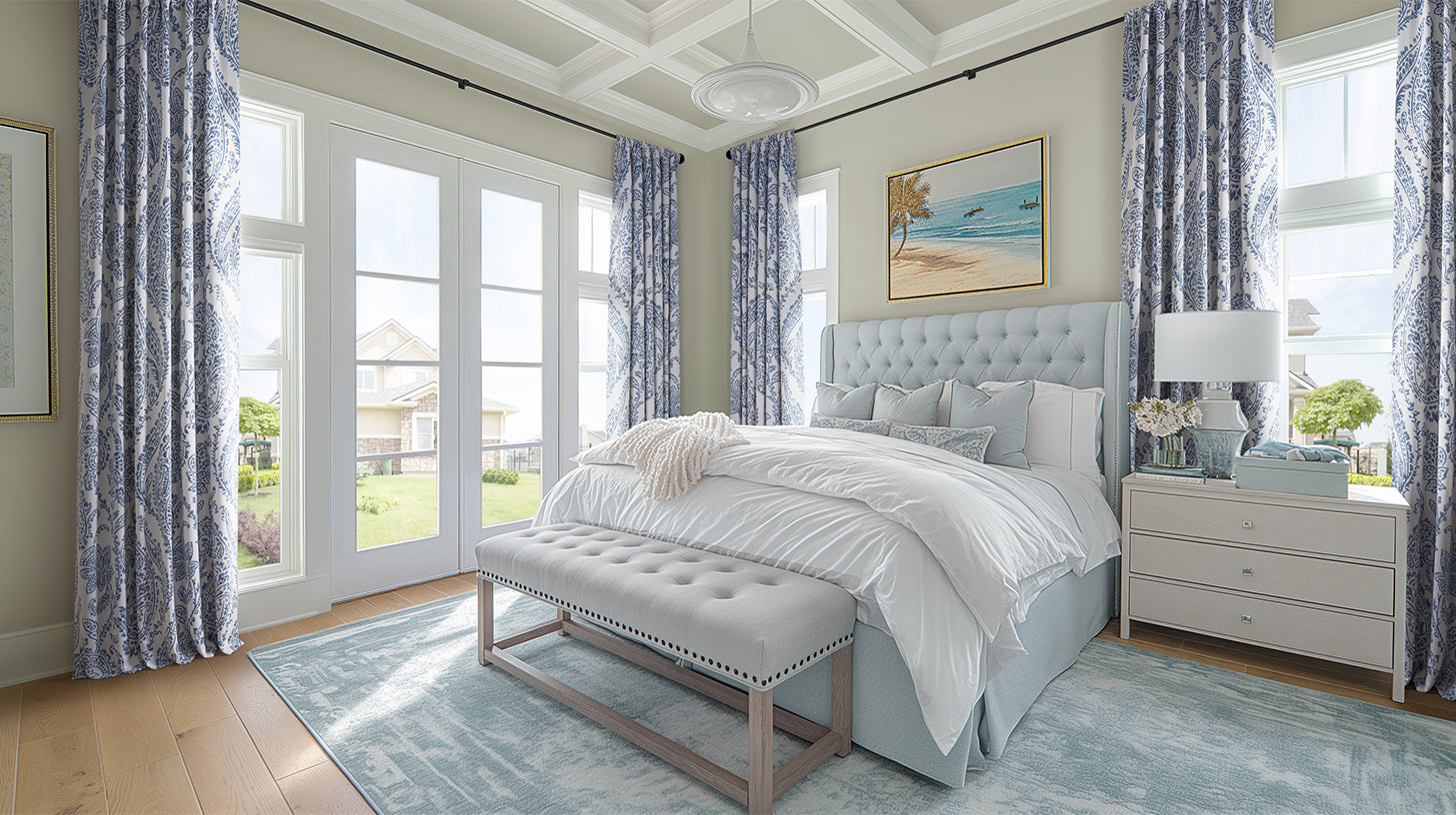 Floral Curtains & Drapes