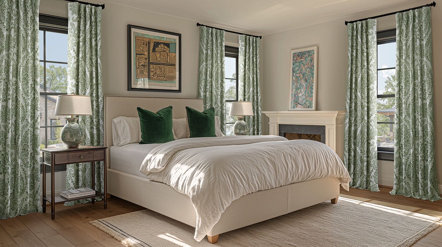 Floral Custom Curtains & Drapes